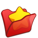 Folder Red Favourite Icon