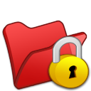 Folder Red Locked Icon
