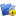Folder Blue Locked Icon 16x16 png