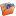 Folder Orange Font 2 Icon 16x16 png