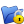Folder Blue Locked Icon 24x24 png