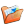Folder Orange My Pictures Icon 24x24 png