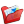 Folder Red My Pictures Icon 24x24 png