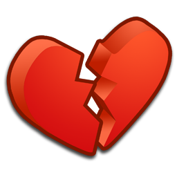 Heart Broken Icon 256x256 png