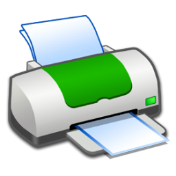 Printer Green Icon 256x256 png
