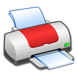 Printer Red Icon 256x256 png