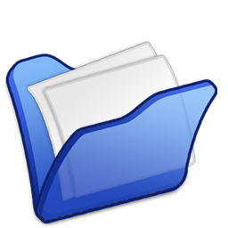 Folder Blue My Documents Icon 256x256 png