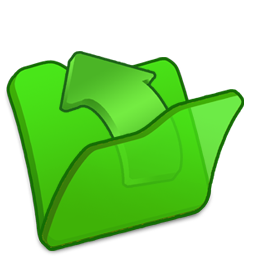 Folder Green Parent Icon 256x256 png