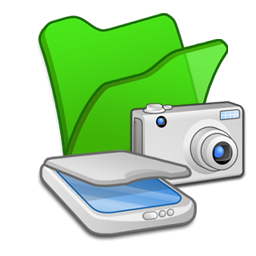 Folder Green Scanners & Cameras Icon 256x256 png