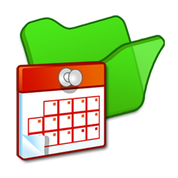 Folder Green Scheduled Tasks Icon 256x256 png