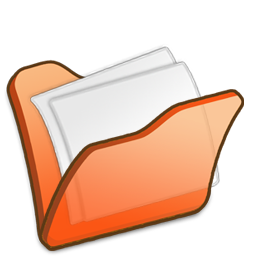 Folder Orange My Documents Icon 256x256 png