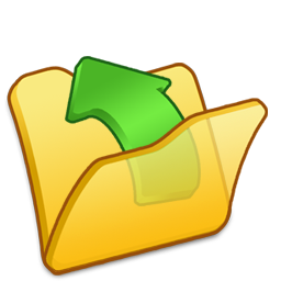 Folder Yellow Parent Icon 256x256 png