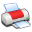 Printer Red Icon 32x32 png