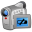 Video Camera Lowbattery Icon 32x32 png
