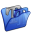 Folder Blue Font 2 Icon 32x32 png