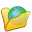 Folder Yellow Internet Icon 32x32 png