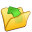 Folder Yellow Parent Icon 32x32 png