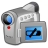 Video Camera Lowbattery Icon 48x48 png