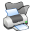 Folder Black Printer Icon 48x48 png