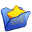 Folder Blue Favourite Icon 48x48 png