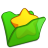 Folder Green Favourite Icon 48x48 png