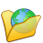 Folder Yellow Internet Icon