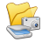 Folder Yellow Scanners & Cameras Icon 48x48 png