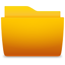 Folder Orange Icon 128x128 png