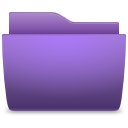 Folder Purple Icon 128x128 png
