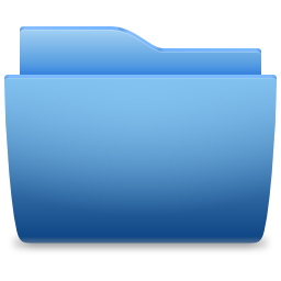 Folder Blue Icon 256x256 png