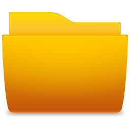 Folder Orange Icon 256x256 png