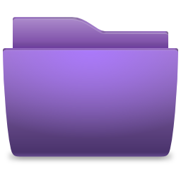 Folder Purple Icon 256x256 png