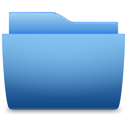 Folder Blue Icon 512x512 png