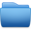 Folder Blue Icon 64x64 png