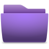 Folder Purple Icon 96x96 png