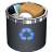 Full Rubber Recycling Icon