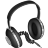 Rubber Headphones Icon