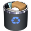 Full Rubber Recycling Icon 64x64 png
