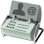 Rubber Address Book Icon 64x64 png