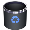 Empty Rubber Recycling Icon 96x96 png