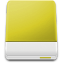 Drive Yellow Icon 128x128 png