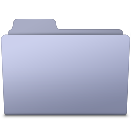 Generic Folder Lavender Icon - Smooth Leopard Icons - SoftIcons.com