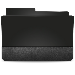 Folder Skin Black Icon - Snow Black Icons - SoftIcons.com