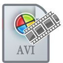 Movie Type AVI Icon 128x128 png