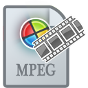 Movie Type MPEG Icon