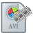 Movie Type AVI Icon