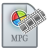 Movie Type MPG Icon 48x48 png