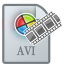 Movie Type AVI Icon 64x64 png