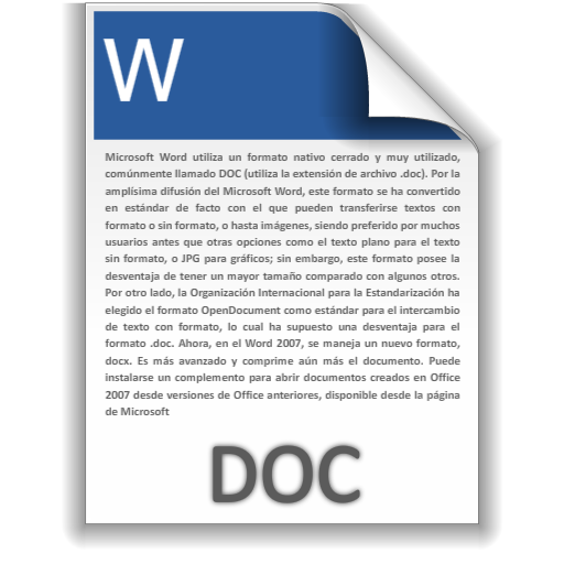 DOC File Icon 512x512 png