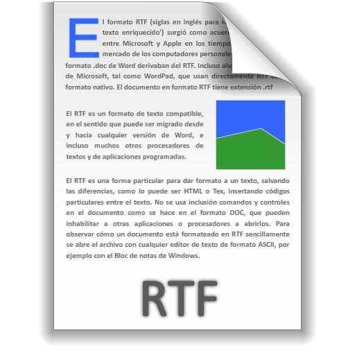 RTF File Icon 512x512 png